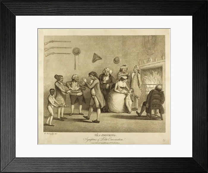 Framed Print : Tea Drinking, published September 1, 1794. Creator: Henry William Bunbury Framed Print : Tea Drinking, published September 1, 1794. Creator: Henry William Bunbury