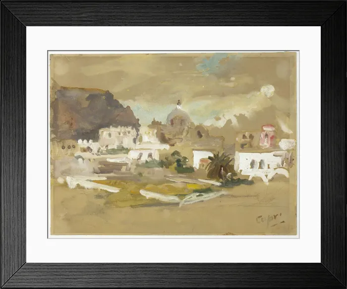 Framed Print : Capri, n.d. Creator: Hercules Brabazon Brabazon Framed Print : Capri, n.d. Creator: Hercules Brabazon Brabazon