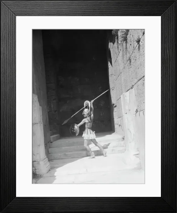 Framed Print : Kanellos dance group at ancient sites in Greece, 1929 Creator: Arnold Genthe Framed Print : Kanellos dance group at ancient sites in Greece, 1929 Creator: Arnold Genthe