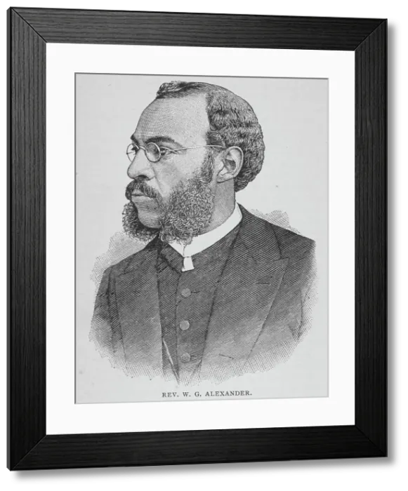 Framed Print : Rev. W. G. Alexander, 1897. Creator: Unknown Framed Print : Rev. W. G. Alexander, 1897. Creator: Unknown