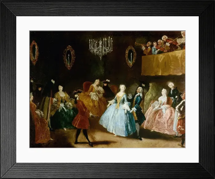 Framed Print : The Dance, Mid of the 18th cen. Creator: Longhi, Pietro (1701-1785) Framed Print : The Dance, Mid of the 18th cen. Creator: Longhi, Pietro (1701-1785)