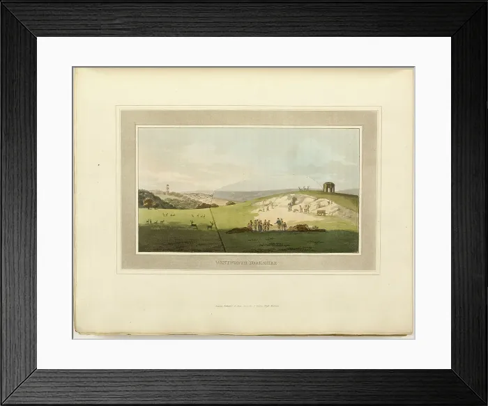 Framed Print : Wentworth, Yorkshire, 1803. Creators: William Holl I, Samuel Porter Framed Print : Wentworth, Yorkshire, 1803. Creators: William Holl I, Samuel Porter