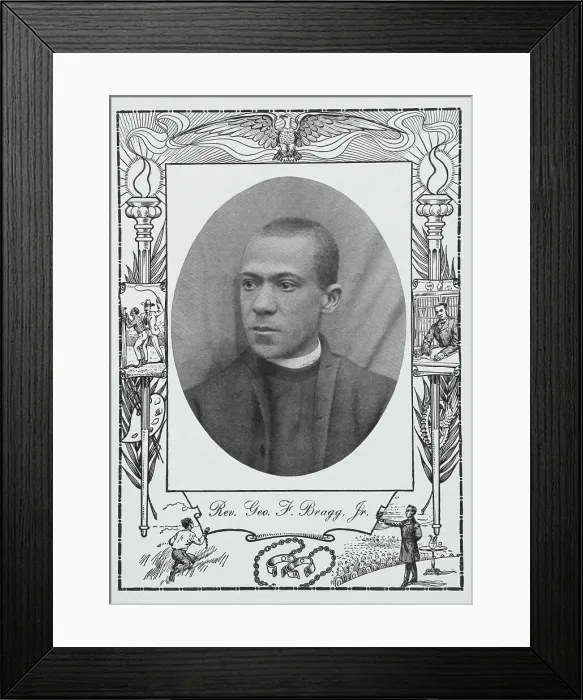 Framed Print : Rev. Geo. F. Bragg, Jr. [recto], 1902. Creator: Unknown