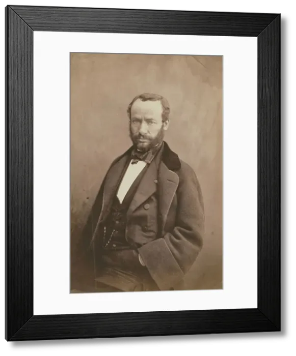 Framed Print : Portrait of the violinist and composer Henri Vieuxtemps (1820-1881), 1855-1859. Creator: Nadar, Gaspard-Félix (1820-1910) Framed Print : Portrait of the violinist and composer Henri Vieuxtemps (1820-1881), 1855-1859. Creator: Nadar, Gaspard-Félix (1820-1910)