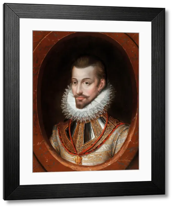 Framed Print : Portrait of the Governor of Don John of Austria (Juan of Austria) (1547-1578), ca 1590. Creator: Anonymous Framed Print : Portrait of the Governor of Don John of Austria (Juan of Austria) (1547-1578), ca 1590. Creator: Anonymous