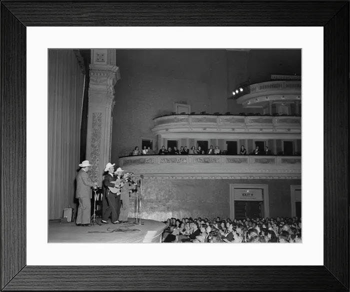 Framed Print : Portrait of Bob McCoy and Ernest Tubb, Carnegie Hall, New York, N.Y. Sept. 18-19, 1947. Creator: William Paul Gottlieb Framed Print : Portrait of Bob McCoy and Ernest Tubb, Carnegie Hall, New York, N.Y. Sept. 18-19, 1947. Creator: William Paul Gottlieb