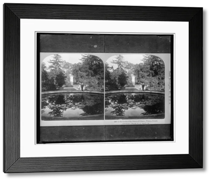 Framed Print : In the Garden of the Palace of Villanov, Warsaw, Poland, between 1910 and 1920. Creator: Harris & Ewing. In the Garden of the Palace of Villanov, Warsaw, Poland, between 1910 and 1920. Creator: Harris & Ewing Framed Print : In the Garden of the Palace of Villanov, Warsaw, Poland, between 1910 and 1920. Creator: Harris & Ewing. In the Garden of the Palace of Villanov, Warsaw, Poland, between 1910 and 1920. Creator: Harris & Ewing