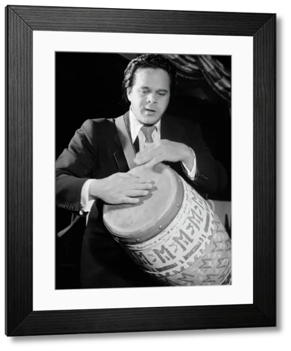 Framed Print : Portrait of Miquelito Valdez, New York, N.Y. 1946. Creator: William Paul Gottlieb Framed Print : Portrait of Miquelito Valdez, New York, N.Y. 1946. Creator: William Paul Gottlieb