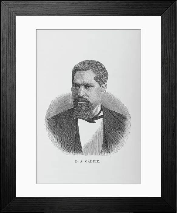 Framed Print : D. A. Gaddie, 1887. Creator: Unknown Framed Print : D. A. Gaddie, 1887. Creator: Unknown