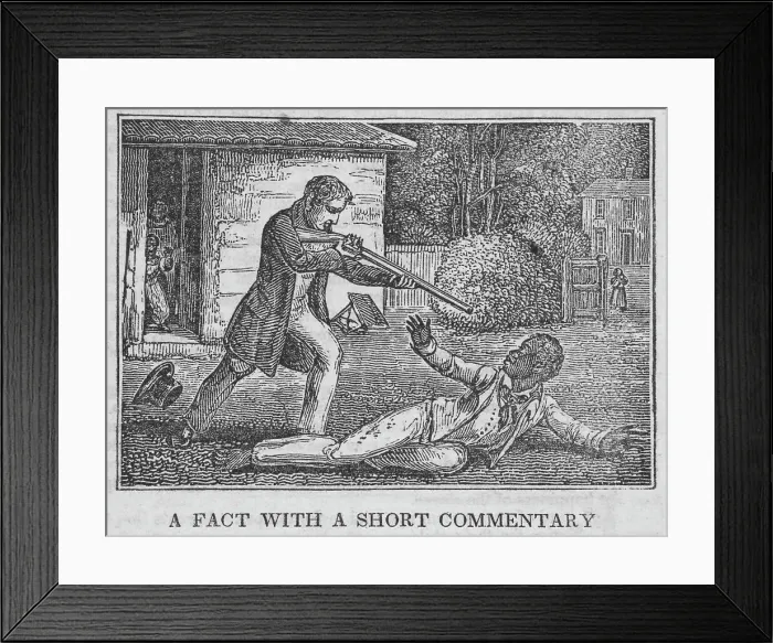 Framed Print : A fact with a short commentary, 1836-01. Creator: Unknown Framed Print : A fact with a short commentary, 1836-01. Creator: Unknown