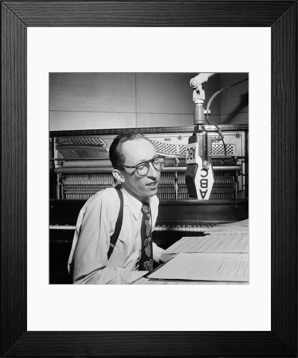 Framed Print : Portrait of Buddy Weed, ABC studio, New York, N.Y.(?), ca. May 1947. Creator: William Paul Gottlieb Framed Print : Portrait of Buddy Weed, ABC studio, New York, N.Y.(?), ca. May 1947. Creator: William Paul Gottlieb