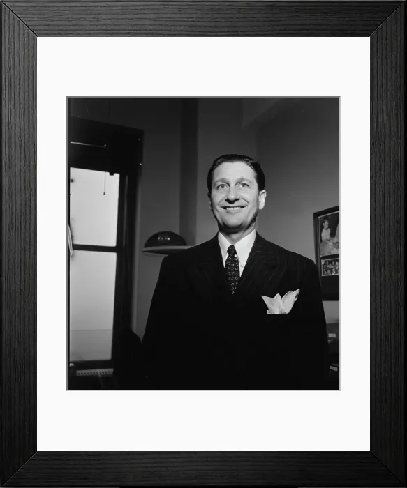 Framed Print : Portrait of Lawrence Welk, Down Beat office, New York, N.Y. 1946. Creator: William Paul Gottlieb Framed Print : Portrait of Lawrence Welk, Down Beat office, New York, N.Y. 1946. Creator: William Paul Gottlieb