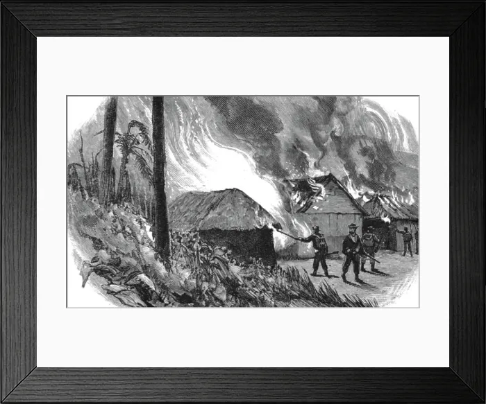 Framed Print : The English Expedition to Witu, East Africa, to Punish the Natives for the Murder of Nine German O Creator: Unknown Framed Print : The English Expedition to Witu, East Africa, to Punish the Natives for the Murder of Nine German O Creator: Unknown