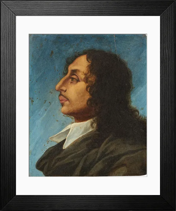 Framed Print : Portrait of the artist Salvator Rosa (1615?1673), 18th century. Creator: Anonymous Framed Print : Portrait of the artist Salvator Rosa (1615?1673), 18th century. Creator: Anonymous