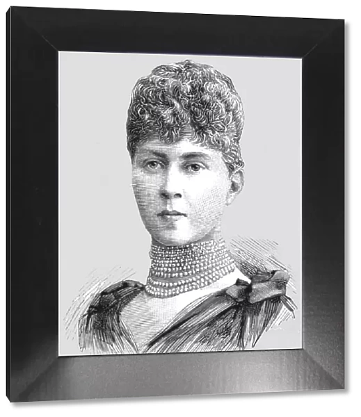 H.I.M. Princess Victoria of Prussia, 1890. Creator: Unknown