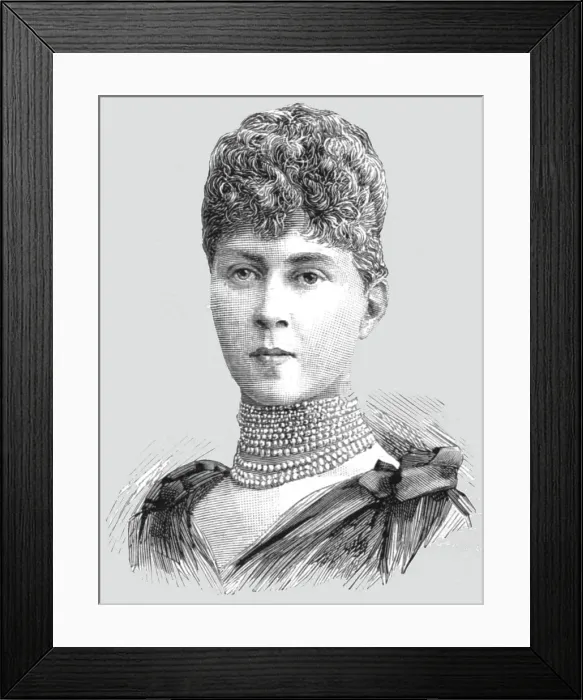 Framed Print : H.I.M. Princess Victoria of Prussia, 1890. Creator: Unknown Framed Print : H.I.M. Princess Victoria of Prussia, 1890. Creator: Unknown