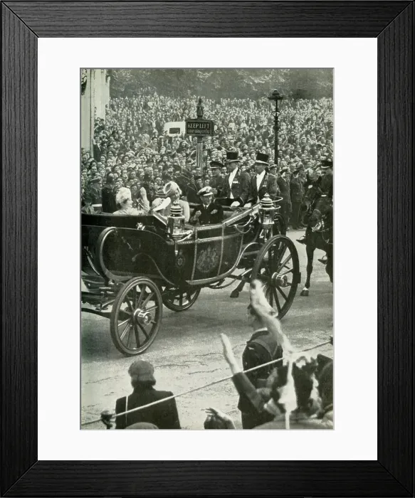 Framed Print : Victory Drive - 8th June, 1946, 1947. Creator: Unknown Framed Print : Victory Drive - 8th June, 1946, 1947. Creator: Unknown