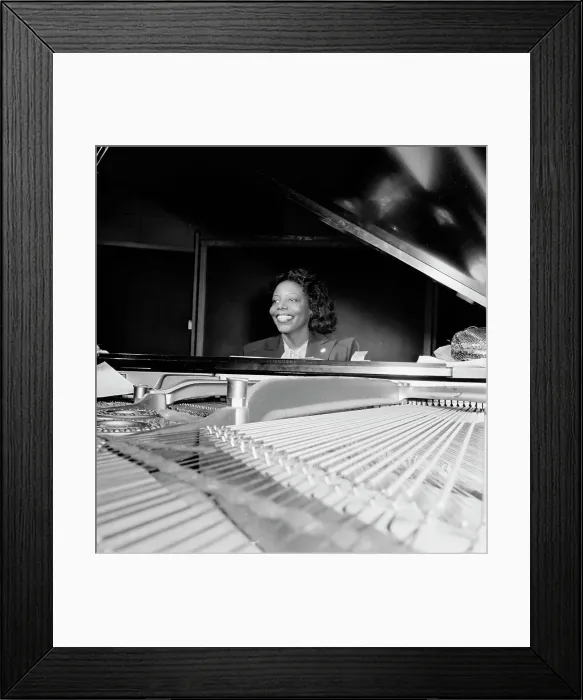 Framed Print : Portrait of Mary Lou Williams, CBS studio, New York, N.Y. ca. Apr. 1947. Creator: William Paul Gottlieb Framed Print : Portrait of Mary Lou Williams, CBS studio, New York, N.Y. ca. Apr. 1947. Creator: William Paul Gottlieb