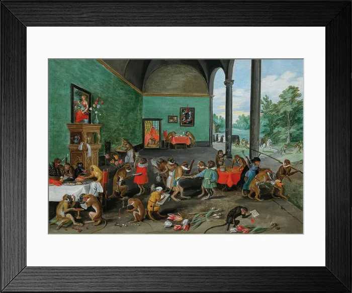 Framed Print : Allegory of Tulip Mania, Mid of 17th cen. Creator: Brueghel, Jan, the Younger (1601-1678) Framed Print : Allegory of Tulip Mania, Mid of 17th cen. Creator: Brueghel, Jan, the Younger (1601-1678)