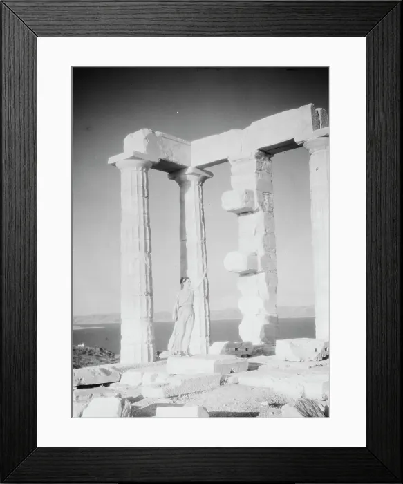 Framed Print : Kanellos dance group at ancient sites in Greece, 1929 Creator: Arnold Genthe Framed Print : Kanellos dance group at ancient sites in Greece, 1929 Creator: Arnold Genthe