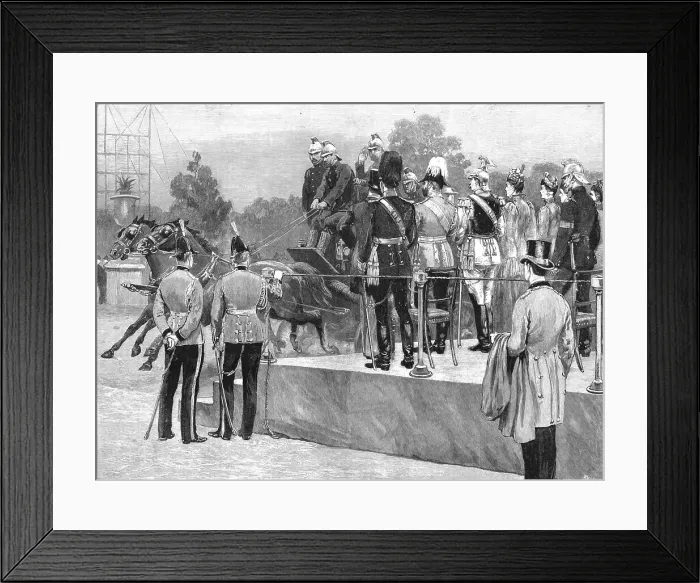 Framed Print : The German Emperor's visit to the Crystal Palace, 1891 Creator: Unknown Framed Print : The German Emperor's visit to the Crystal Palace, 1891 Creator: Unknown