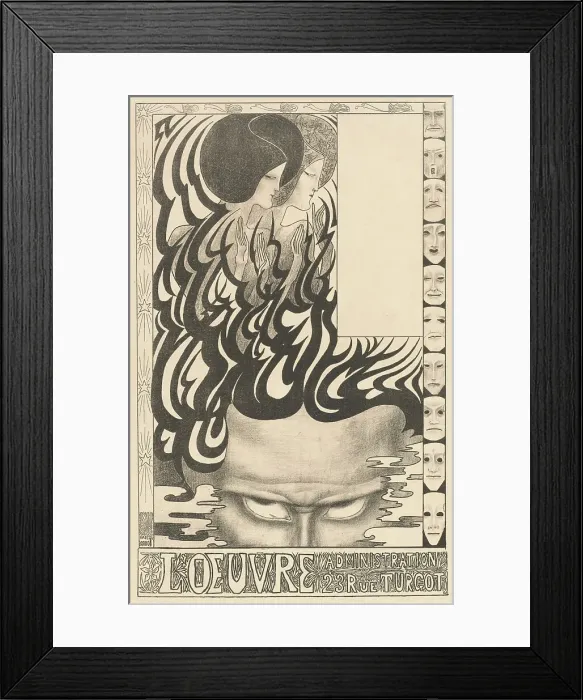Framed Print : Venise sauvée (Venice Preserved), 1895. Creator: Jan Toorop Framed Print : Venise sauvée (Venice Preserved), 1895. Creator: Jan Toorop