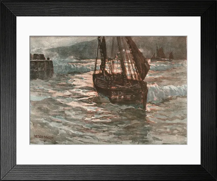 Framed Print : A Perilous Calling, after Nelson Dawson, 1891. Creator: Unknown. A Perilous Calling, after Nelson Dawson, 1891. Creator: Unknown Framed Print : A Perilous Calling, after Nelson Dawson, 1891. Creator: Unknown. A Perilous Calling, after Nelson Dawson, 1891. Creator: Unknown