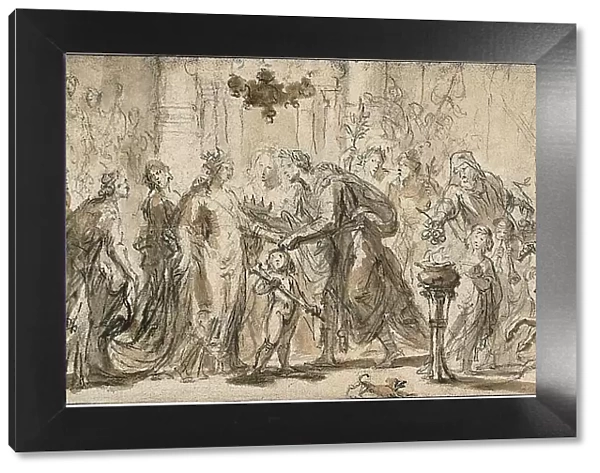 The Marriage of Zenobia and Odenatus, n.d. Creator: Justus van Egmont