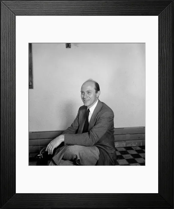 Framed Print : Portrait of John S. Wilson, New York, N.Y.(?), 1938. Creator: William Paul Gottlieb Framed Print : Portrait of John S. Wilson, New York, N.Y.(?), 1938. Creator: William Paul Gottlieb