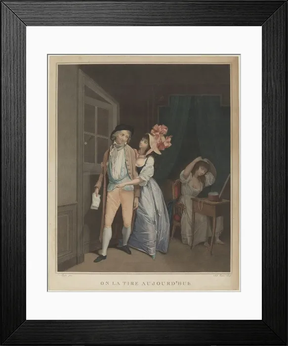 Framed Print : It was pulled today (On la tire aujourd'hui). Creator: Salvatore Tresca Framed Print : It was pulled today (On la tire aujourd'hui). Creator: Salvatore Tresca