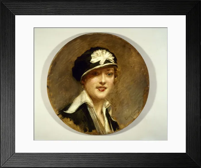 Framed Print : La casquette de Poiret, c.1914. Creator: Leon Francois Comerre