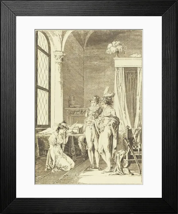 Framed Print : Joconde: Le pardon. Creator: Philippe Triere Framed Print : Joconde: Le pardon. Creator: Philippe Triere