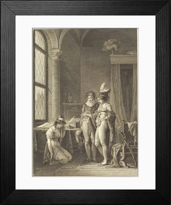 Framed Print : Joconde: Le pardon. Creator: Philippe Triere Framed Print : Joconde: Le pardon. Creator: Philippe Triere