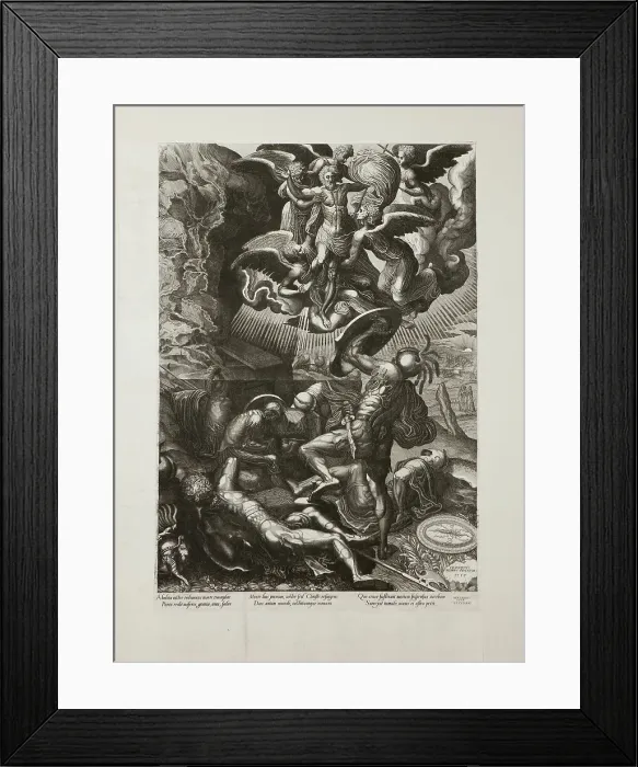 Framed Print : The Resurrection of Christ, 1557. Creator: Lucas van Doetecum Framed Print : The Resurrection of Christ, 1557. Creator: Lucas van Doetecum