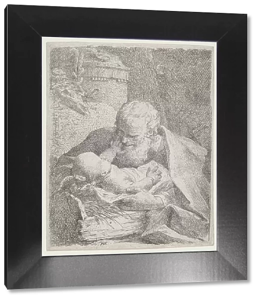 Saint Joseph with the Christ Child, c. 1720. Creator: Paul Troger