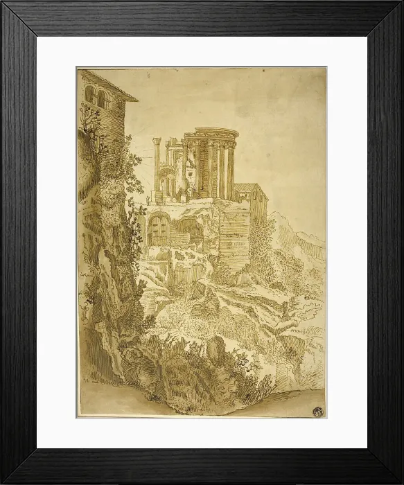 Framed Print : Temple of Vesta, Tivoli, n.d Framed Print : Temple of Vesta, Tivoli, n.d