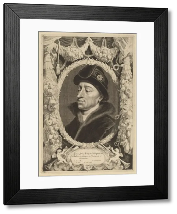 Framed Print : John the Fearless, Duke of Burgundy. Creator: Jonas Suyderhoef Framed Print : John the Fearless, Duke of Burgundy. Creator: Jonas Suyderhoef