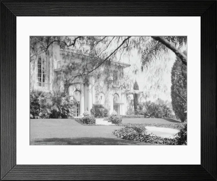 Framed Print : DeMille, Cecil, house, 1927 Creator: Arnold Genthe Framed Print : DeMille, Cecil, house, 1927 Creator: Arnold Genthe