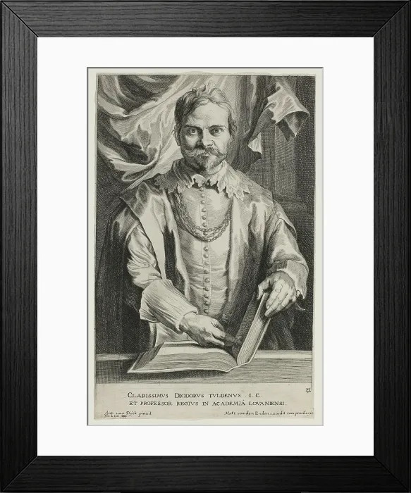 Framed Print : Theodore van Tulden, 1630 / 45. Creator: Pieter de Jode II Framed Print : Theodore van Tulden, 1630 / 45. Creator: Pieter de Jode II