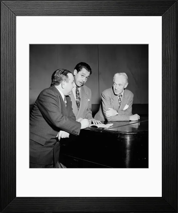 Framed Print : Portrait of Cab Calloway, Columbia studio, New York, N.Y. ca. Mar. 1947. Creator: William Paul Gottlieb Framed Print : Portrait of Cab Calloway, Columbia studio, New York, N.Y. ca. Mar. 1947. Creator: William Paul Gottlieb