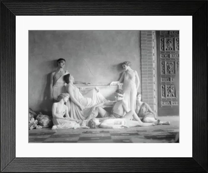 Framed Print : Denishawn dancers, 1927 or 1928. Creator: Arnold Genthe Framed Print : Denishawn dancers, 1927 or 1928. Creator: Arnold Genthe