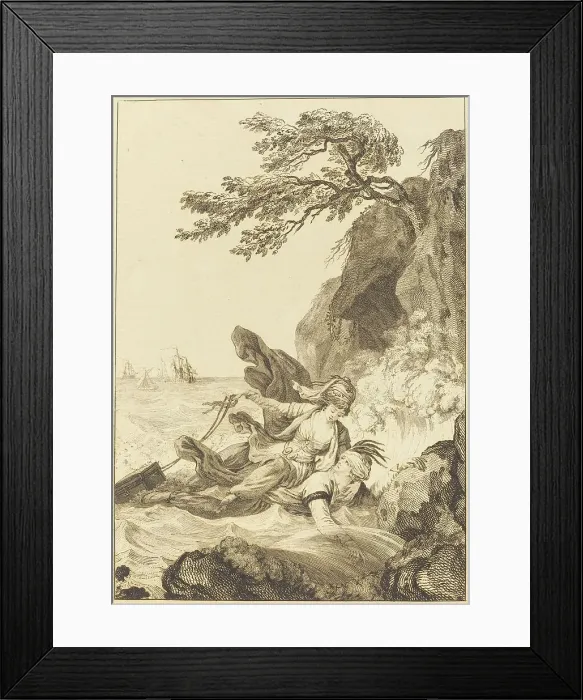 Framed Print : La fiancee du roi de Garbe: La cassette. Creator: Jean Baptiste Tilliard