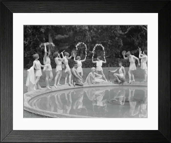 Framed Print : Denishawn dancers, 1927 or 1928. Creator: Arnold Genthe Framed Print : Denishawn dancers, 1927 or 1928. Creator: Arnold Genthe