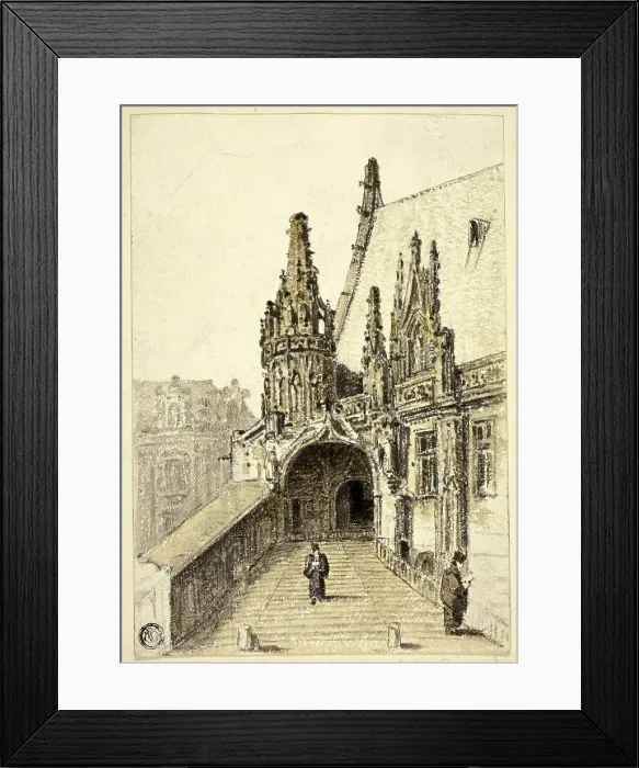 Framed Print : Palace of Justice, Rouen, n.d. Creator: Unknown Framed Print : Palace of Justice, Rouen, n.d. Creator: Unknown