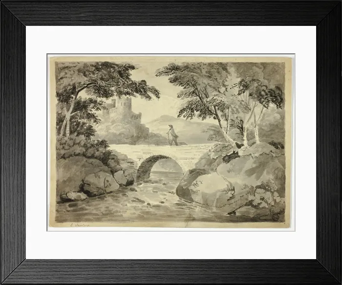 Framed Print : Kidwelly Castle, South Wales, c. 1810. Creator: Unknown Framed Print : Kidwelly Castle, South Wales, c. 1810. Creator: Unknown