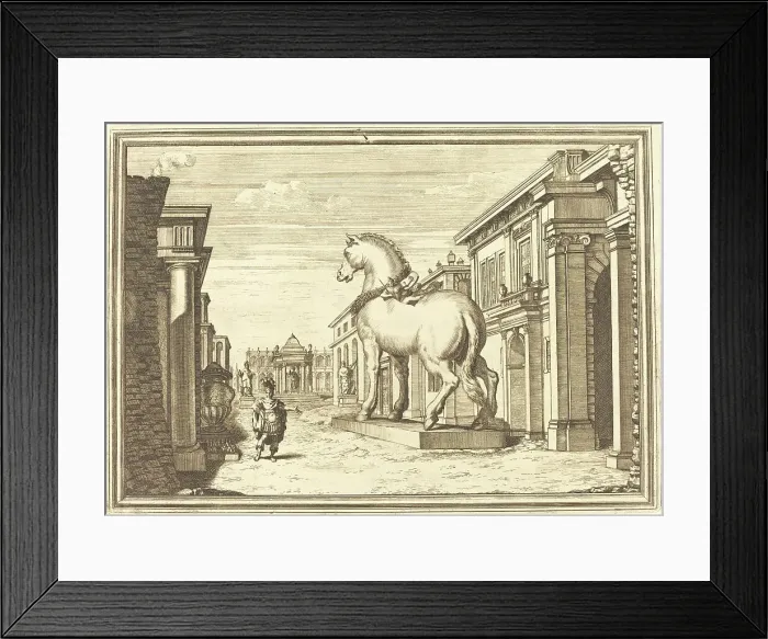 Framed Print : Il Greco in Troia: Plate 2. Creator: Arnold van Westerhout Framed Print : Il Greco in Troia: Plate 2. Creator: Arnold van Westerhout