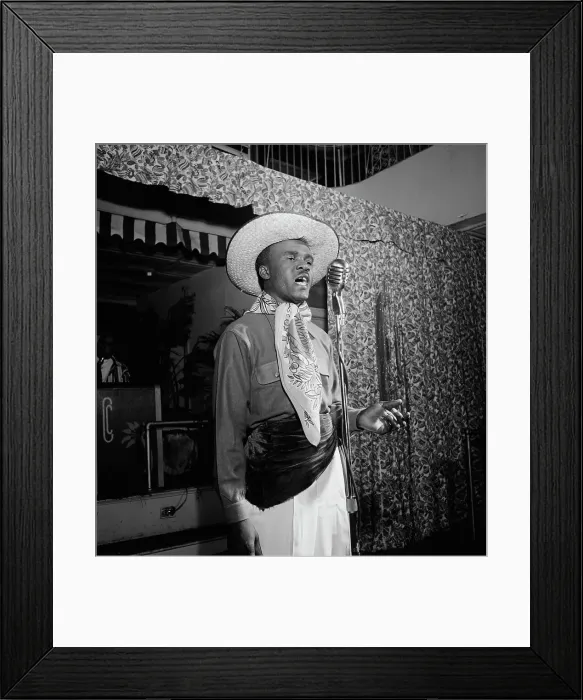 Framed Print : Portrait of Lord Invader, Renaissance Ballroom, New York, N.Y. ca. July, 1947. Creator: William Paul Gottlieb Framed Print : Portrait of Lord Invader, Renaissance Ballroom, New York, N.Y. ca. July, 1947. Creator: William Paul Gottlieb