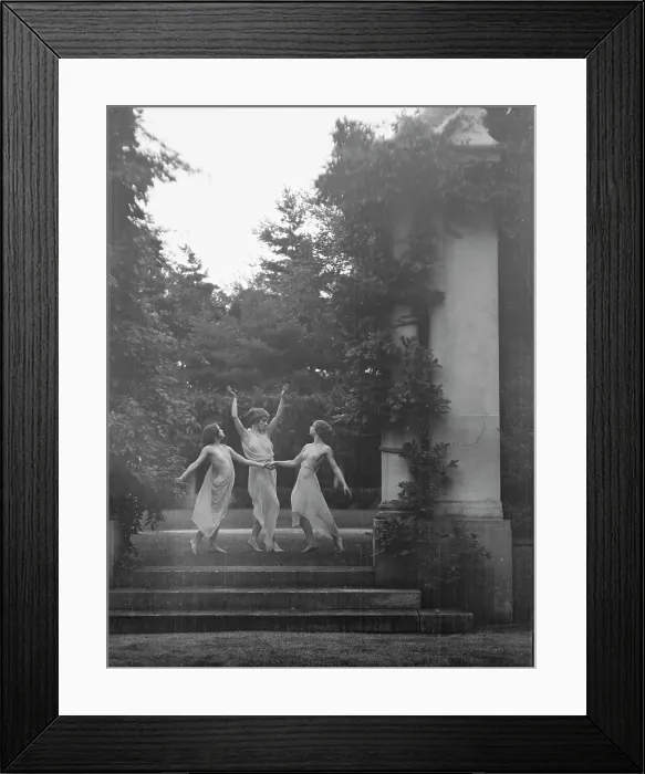 Framed Print : Denishawn dancers, 1927 or 1928. Creator: Arnold Genthe Framed Print : Denishawn dancers, 1927 or 1928. Creator: Arnold Genthe