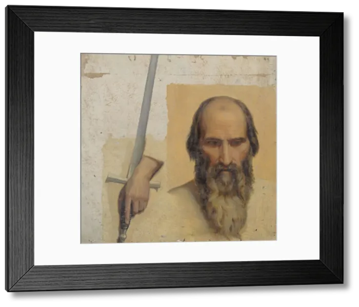 Framed Print : Sketch for the interior of the church of Notre-Dame-de-Lorette in Paris... c.1832-1850. Creator: Andre Jacques Victor Orsel Framed Print : Sketch for the interior of the church of Notre-Dame-de-Lorette in Paris... c.1832-1850. Creator: Andre Jacques Victor Orsel