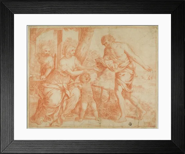 Framed Print : Infant Oedipus Brought Home by Shepherd, 1675 / 99 Framed Print : Infant Oedipus Brought Home by Shepherd, 1675 / 99